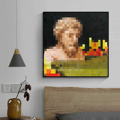 Classic Block Pixel Game MC Hanging Paintings Poster Paintings in the game Prints Canvas Wall Art Pictures Home Room Decoration