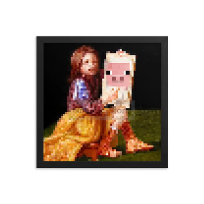 Classic Block Pixel Game MC Hanging Paintings Poster Paintings in the game Prints Canvas Wall Art Pictures Home Room Decoration